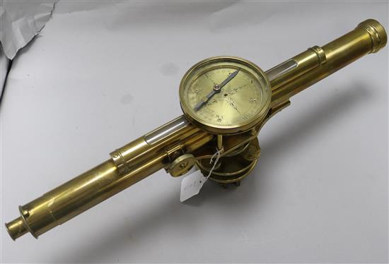 A brass theodolite